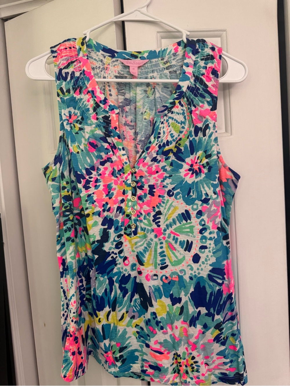 Lilly Pulitzer Essie Top in Dive In